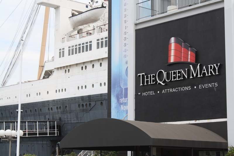 Queen Mary signage, Long Beach, CA