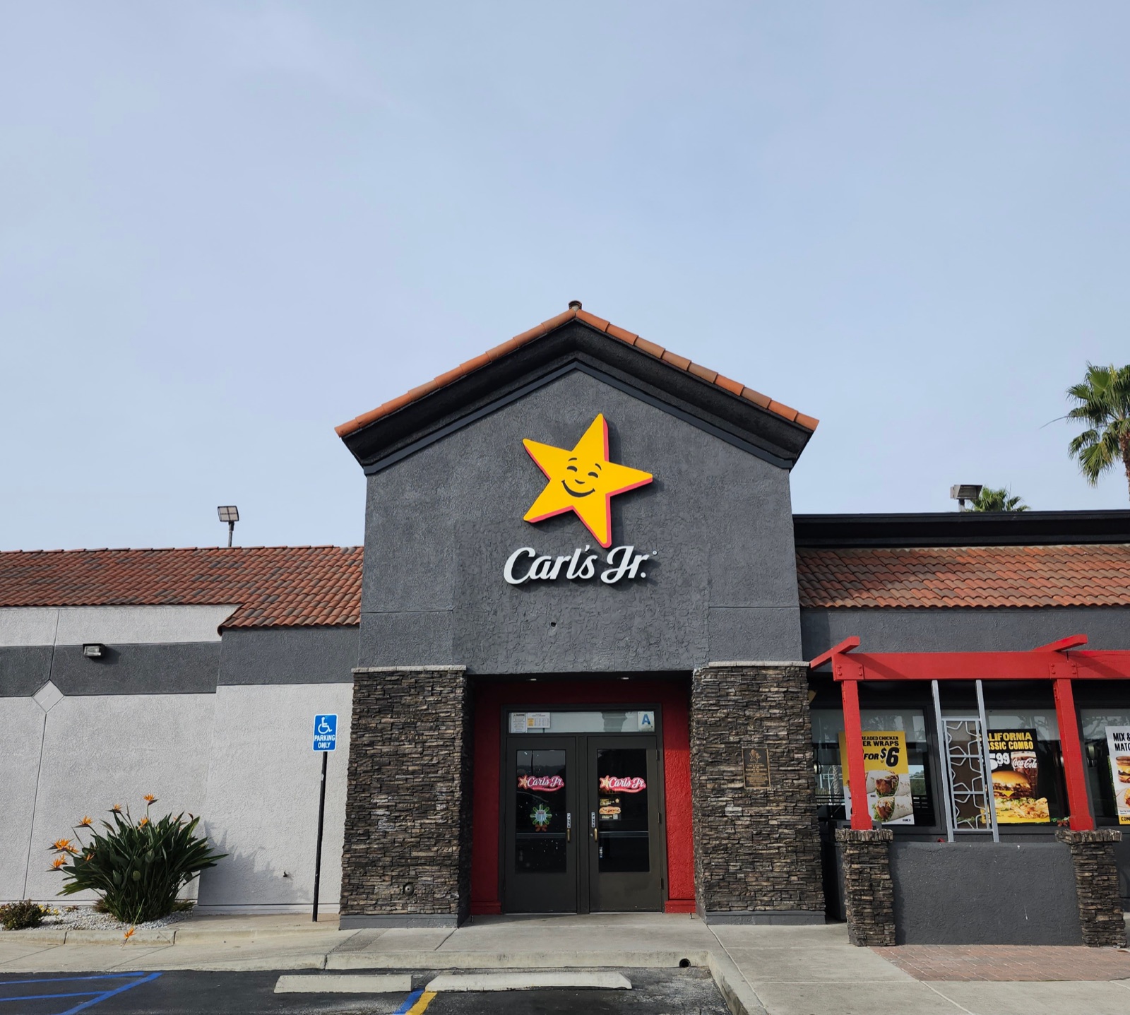 Carl's Jr signage, Carlsbad, CA