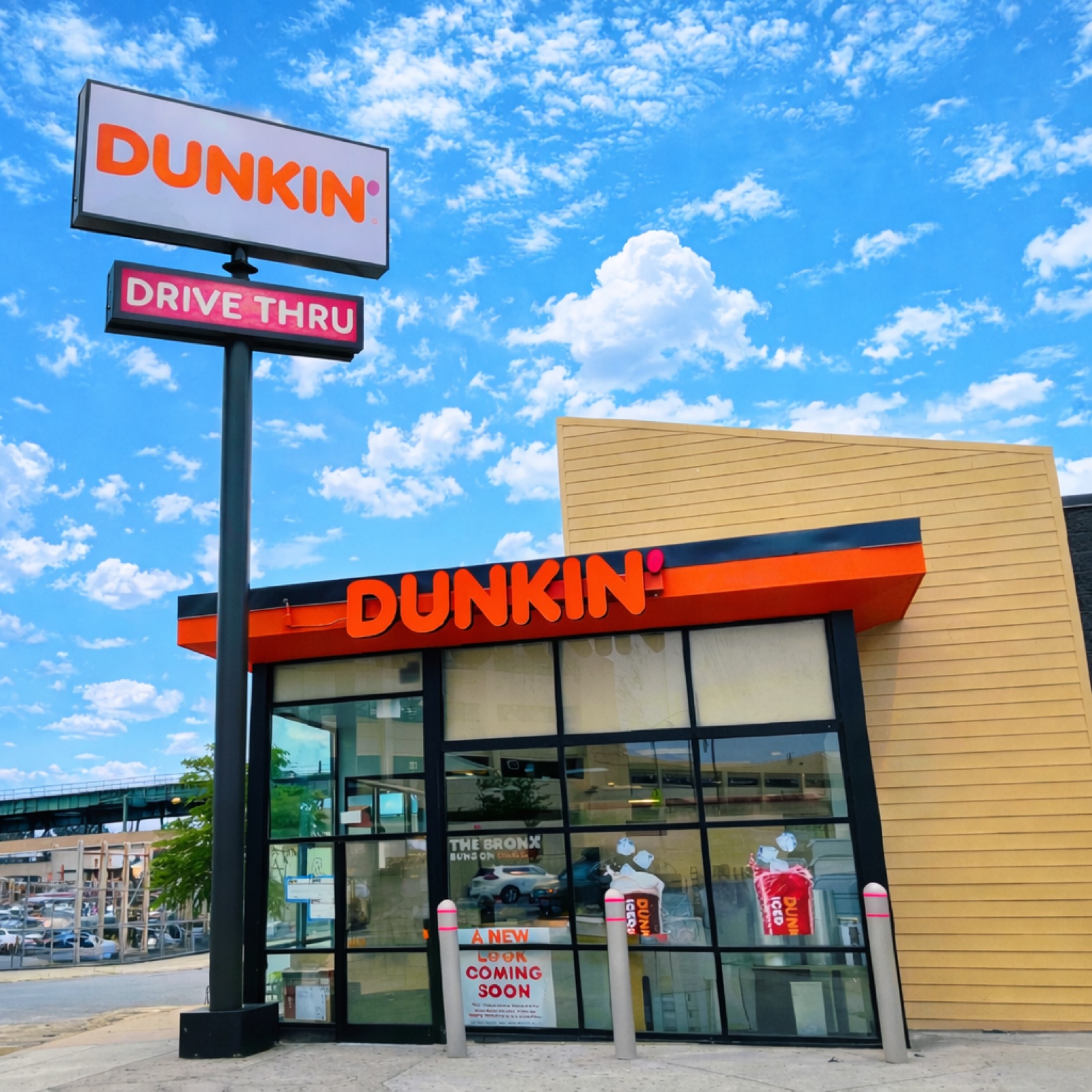 Dunkin' Donuts signage, Bronx, NY