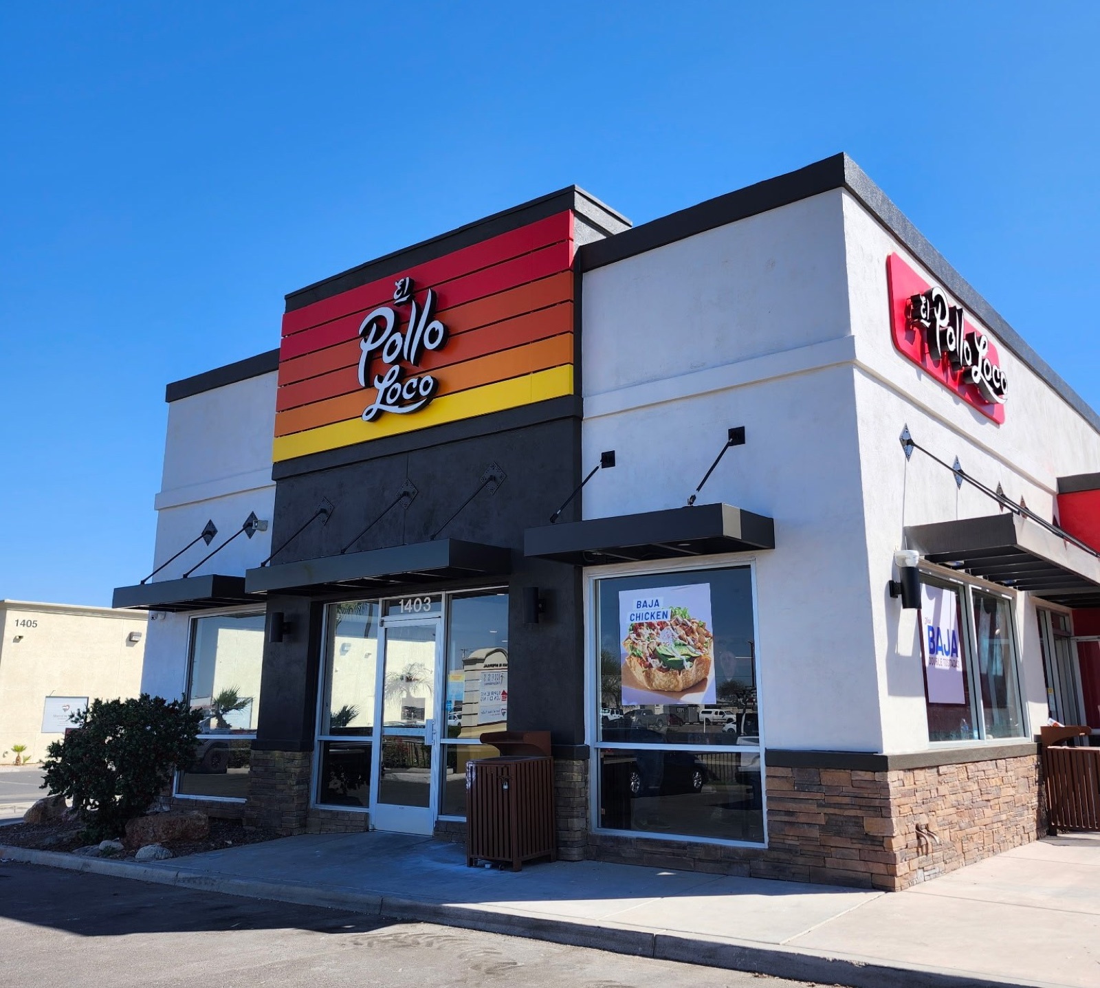 El Pollo Loco signage, El Centro, CA