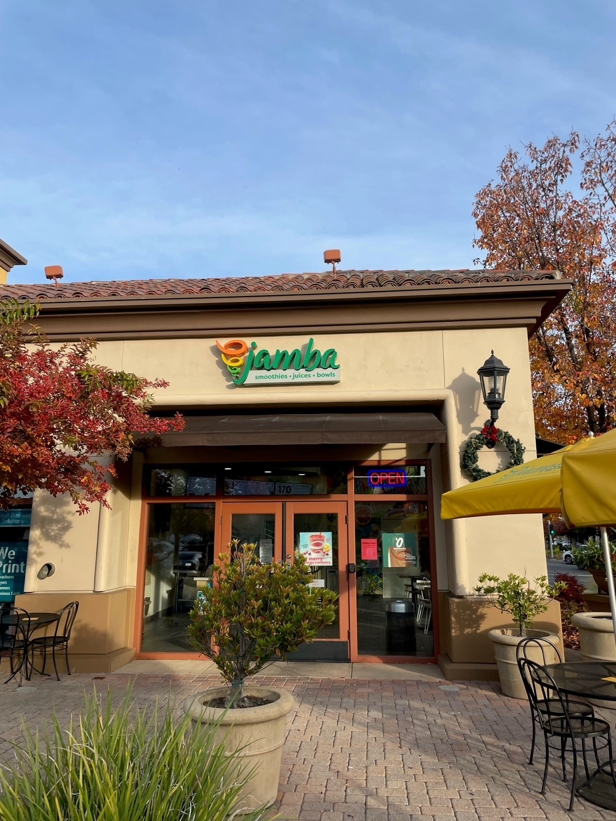 Jamba signage, Roseville, CA