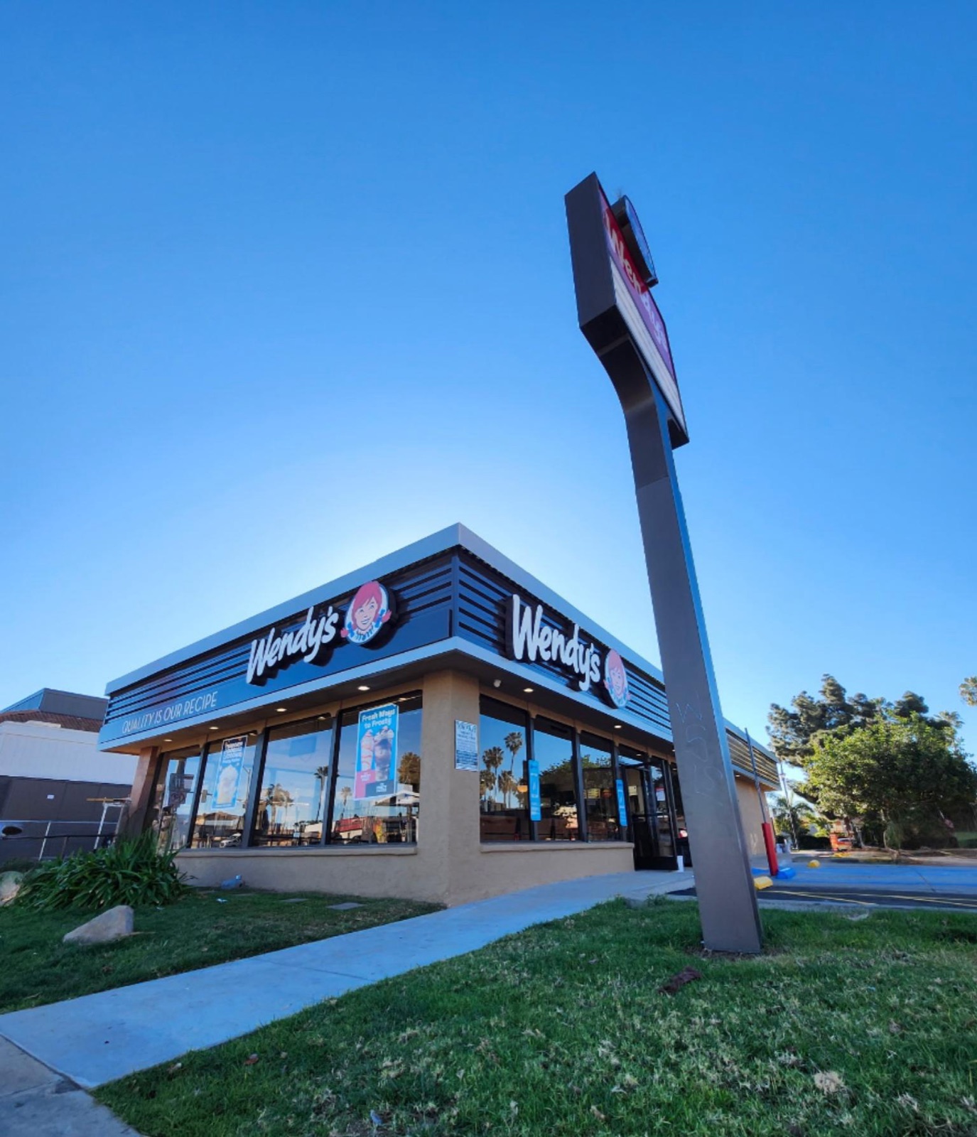 Wendy's signage, Chula Vista, CA