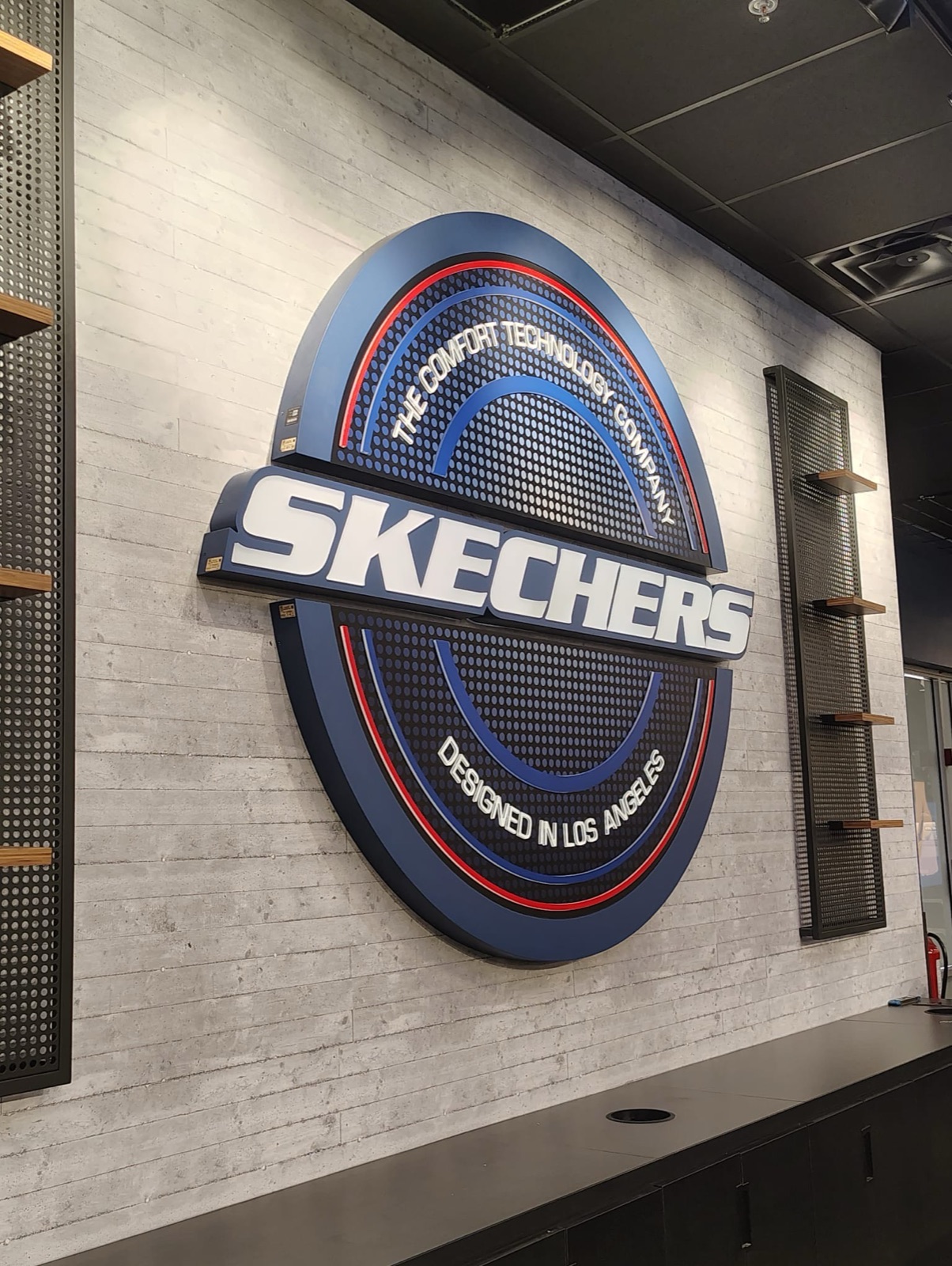 Skechers signage, Mercedes, TX