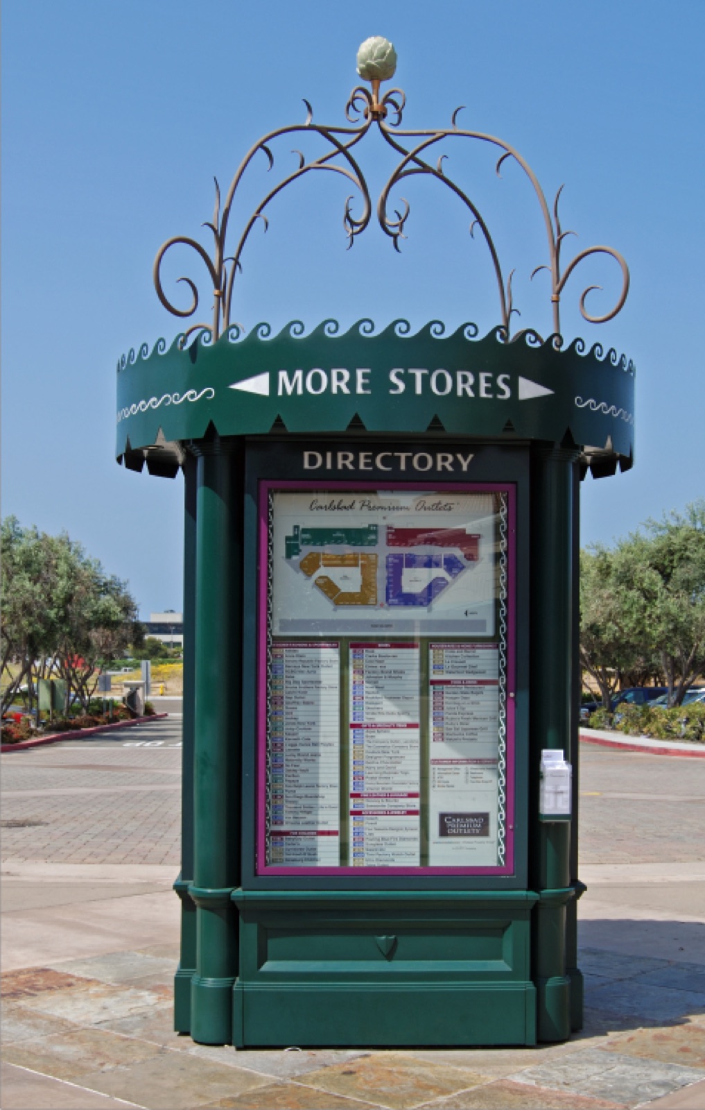 Carlsbad Premium Outlets directionals, Carlsbad, CA