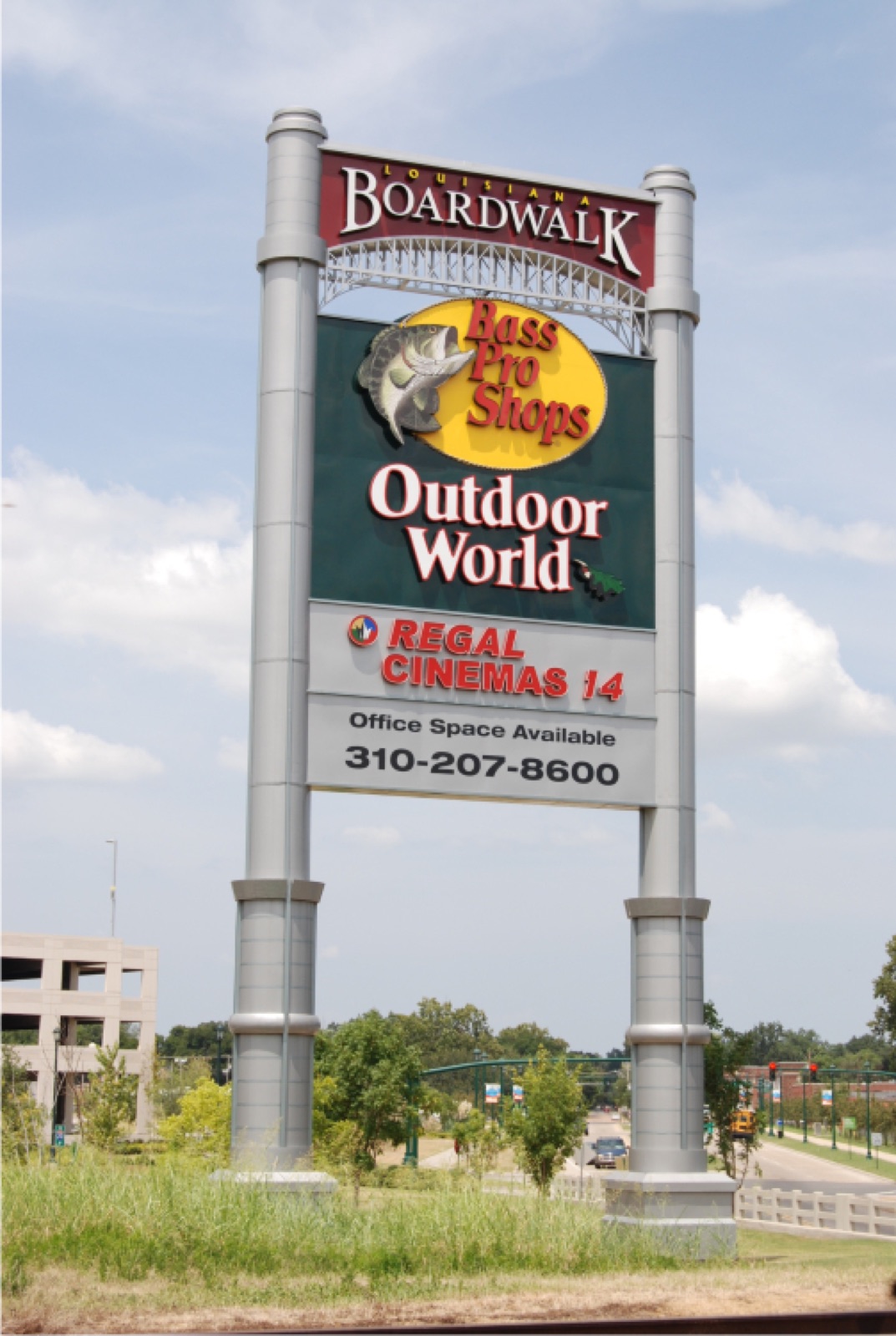 Louisiana Boardwalk pylon sign, Bossier City, LA